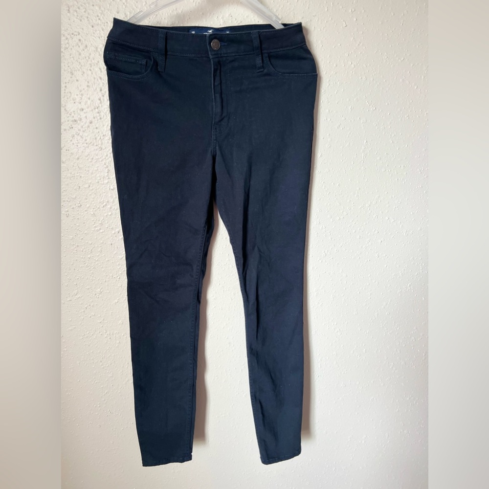 HIGH-RISE NAVY SUPER SKINNY JEANS  SIZE 3R